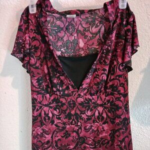 Red and black shirt